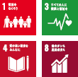 SDGs 1 3 4 8