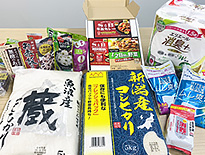 株主優待品（食料品や日用品）